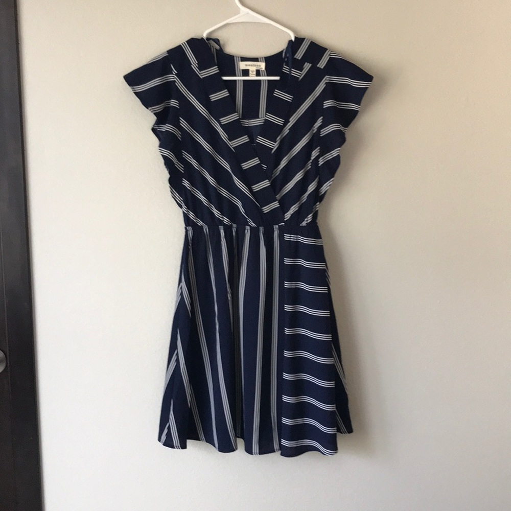 Summer dress navy blue